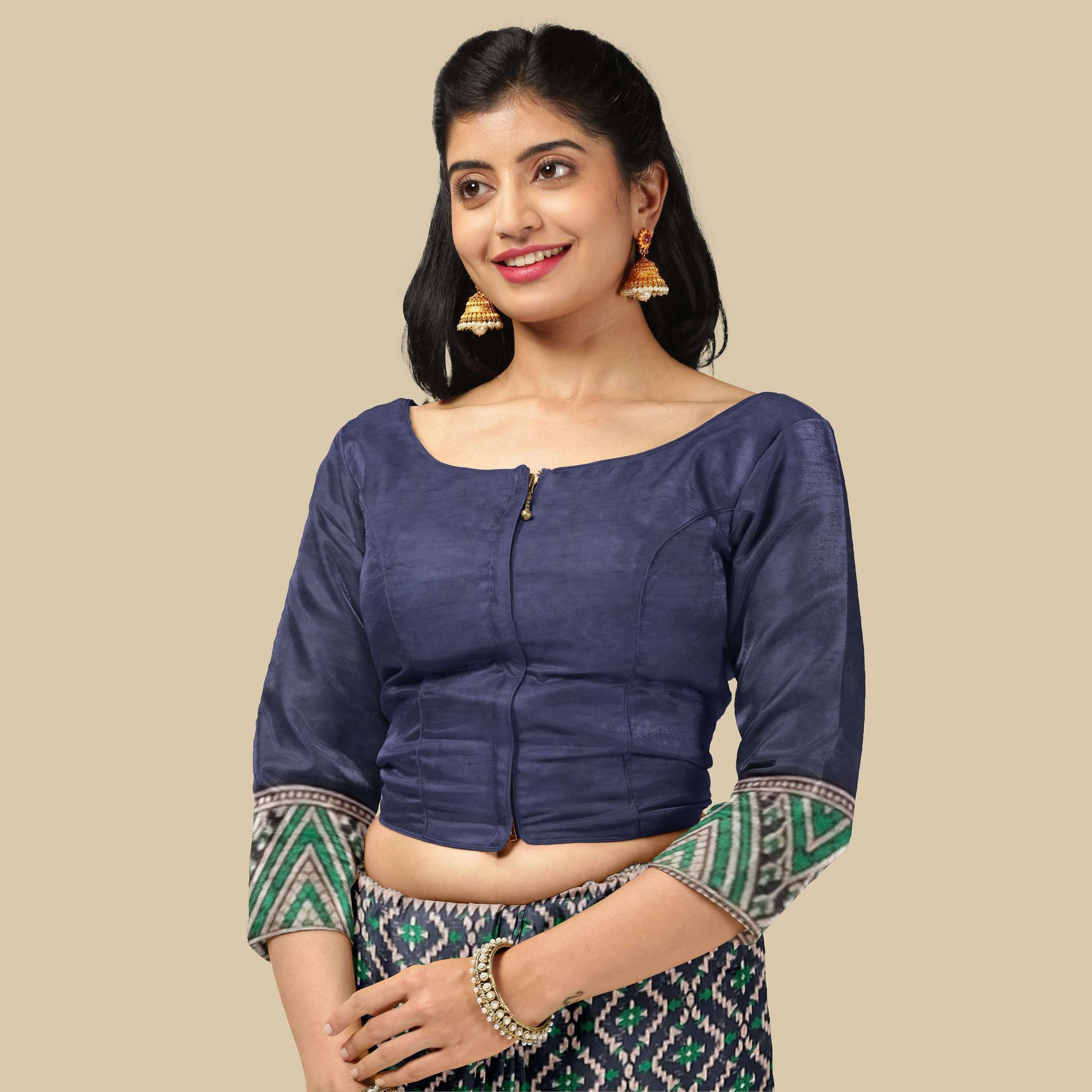 Cotton Zari Alfi Saree - Image 5